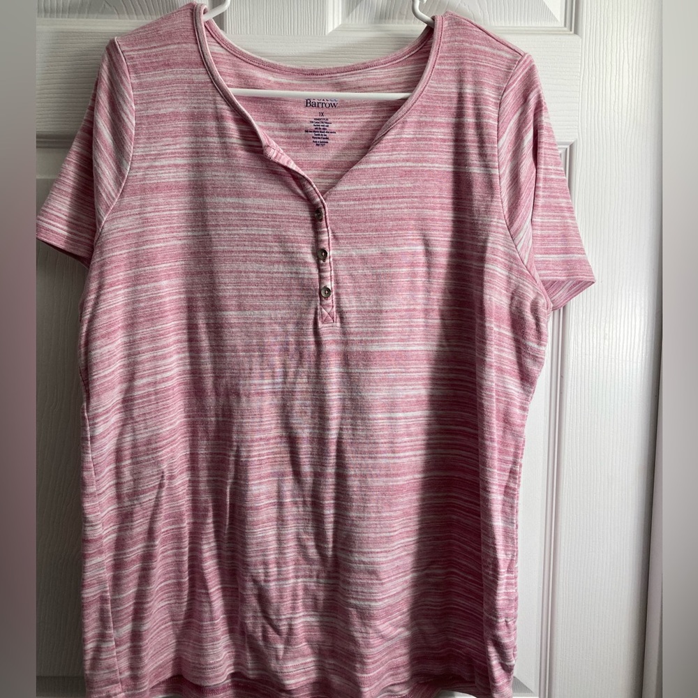 NWOT short sleeved top Croft and Barrow 1x